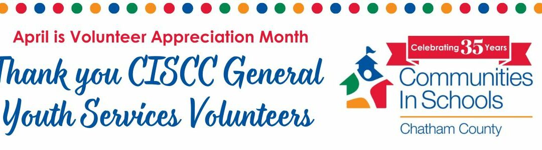 Thank you CISCC General Youth Services Volunteers