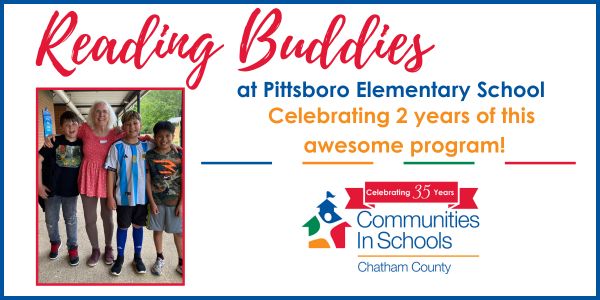 Celebrating Two Years of Reading Buddies at Pittsboro Elementary School